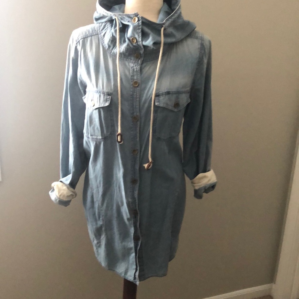 Anthropologie Lightweight Demin Jacket